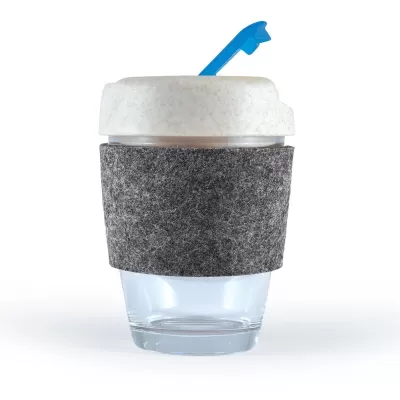 Vienna Eco 320ml RPET Band Borosilicate Coffee Cup