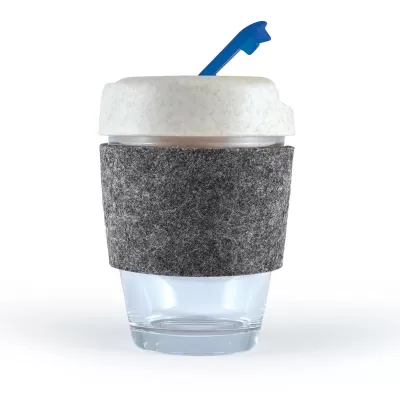 Vienna Eco 320ml RPET Band Borosilicate Coffee Cup