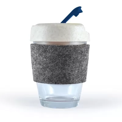 Vienna Eco 320ml RPET Band Borosilicate Coffee Cup