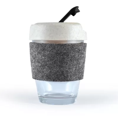 Vienna Eco 320ml RPET Band Borosilicate Coffee Cup