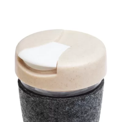 Vienna Eco 320ml RPET Band Borosilicate Coffee Cup
