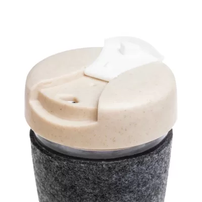 Vienna Eco 320ml RPET Band Borosilicate Coffee Cup