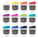 Vienna 320ml Silicone Lid RPET Band Borosilicate Coffee Cup