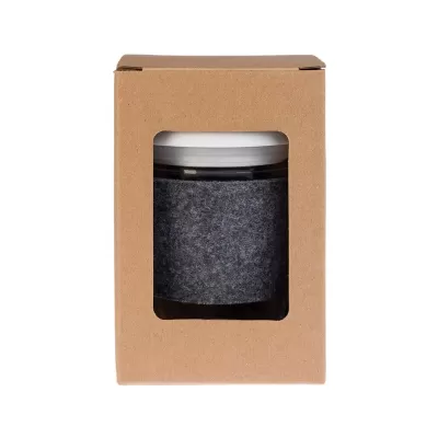 Vienna 320ml Snap Lid RPET Band Borosilicate Coffee Cup