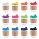 Vienna 320ml Snap Lid Cork Band Borosilicate Coffee Cup