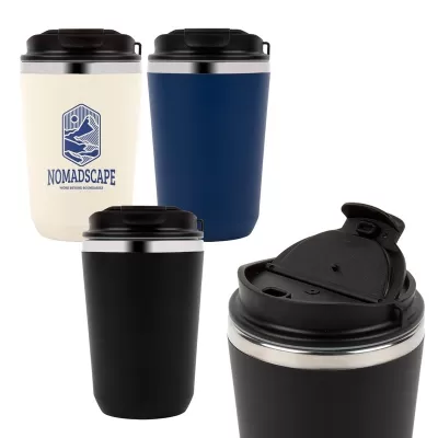 Heron 400ml Polypropylene Double Wall Coffee Cup