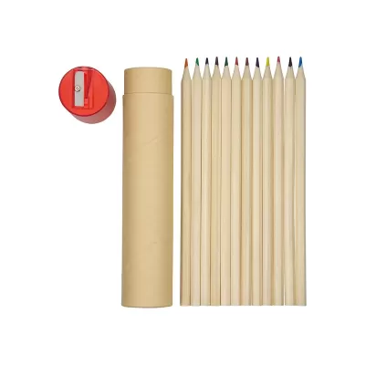 Colouroo Cardboard Long Pencils in Tube