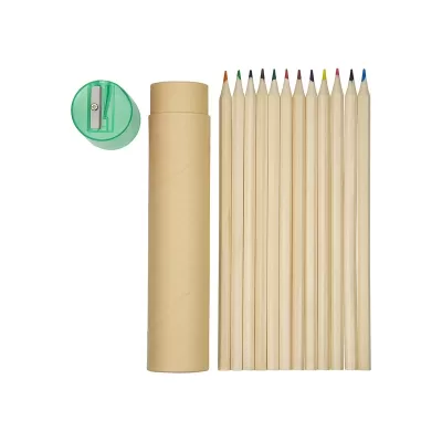 Colouroo Cardboard Long Pencils in Tube