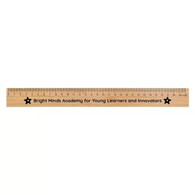 30cm Bamboo Ruler