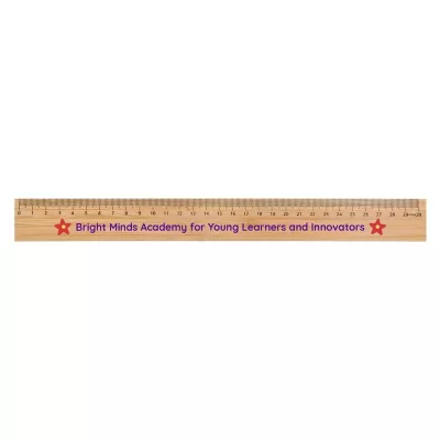 30cm Bamboo Ruler