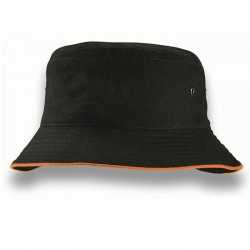 Wide Brim Hats - Sandwich Brim Bucket Hat