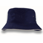 Wide Brim Hats  - Sandwich Brim Bucket Hat