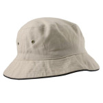 Wide Brim Hats  - Sandwich Brim Bucket Hat