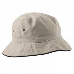 Wide Brim Hats - Sandwich Brim Bucket Hat