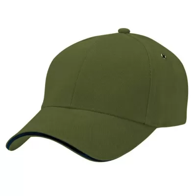 branded Sandwich Peak Cap, from our range of promotional Caps