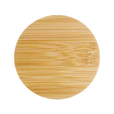 Gleam Medium Bamboo Lid Glass Candle