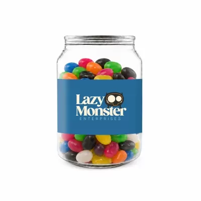 Assorted Jelly Beans in Clear Can 210g