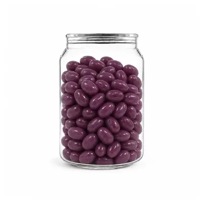 Corporate Colour Jelly Beans in Clear Can 210g