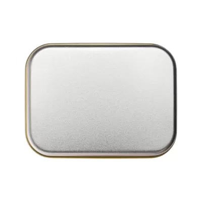 Silver Rectangular Tin
