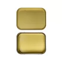 Silver Rectangular Tin