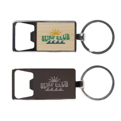 Summer Keytag Bamboo Bottle Opener