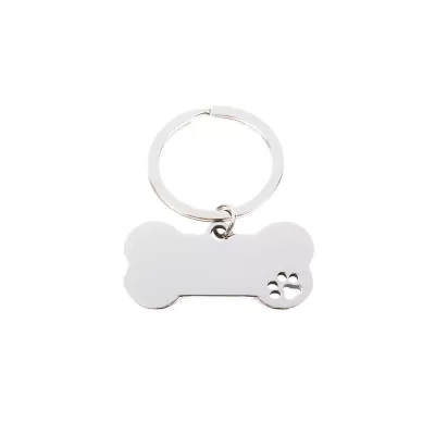 Bone Keytag Pet Accessory