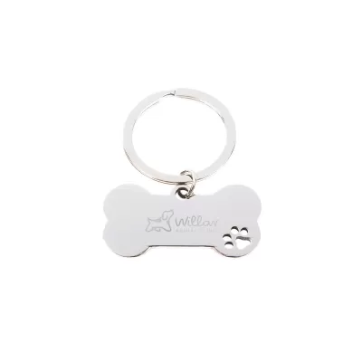 Bone Keytag Pet Accessory