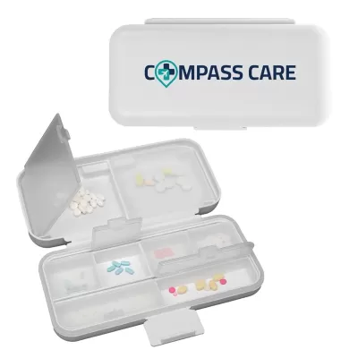 Compact 8 Compartment Pill Organiser
