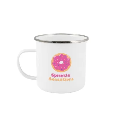 Enamel 475ml Stainless Steel Mug