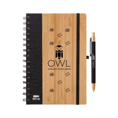 Pacifica Notebook and Serenity Paper Pen Set