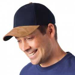 Caps - Sueded Peak Cap