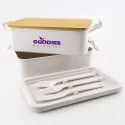 Sturdee Dual-Compartment Bamboo Lid Lunch Box