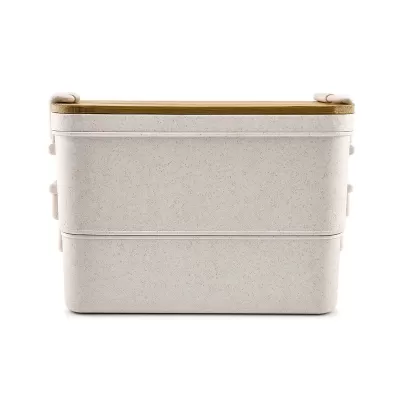 Sturdee Dual-Compartment Bamboo Lid Lunch Box