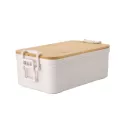 Sturdee Dual-Compartment Bamboo Lid Lunch Box