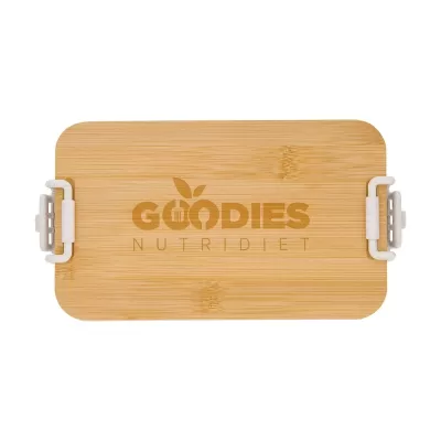 Sturdee Dual-Compartment Bamboo Lid Lunch Box