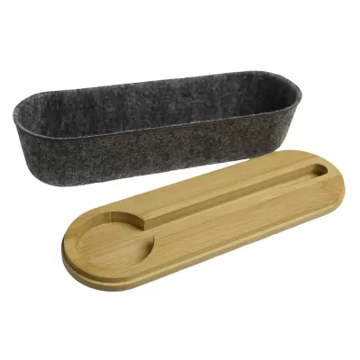 Mansfield Utility Bamboo Lid RPET Case