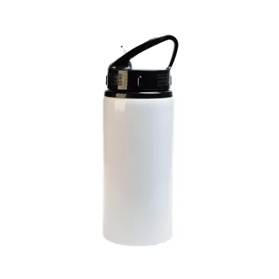 Amore Junior 500ml Flip Straw Lid Aluminium Drink Bottle