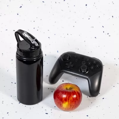 Amore Junior 500ml Flip Straw Lid Aluminium Drink Bottle