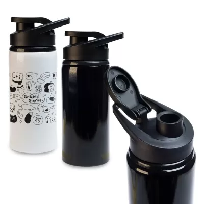 Amore Junior 500ml Free Flow Lid Aluminium Drink Bottle