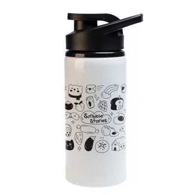 Amore Junior 500ml Free Flow Lid Aluminium Drink Bottle