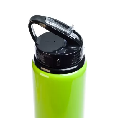 Amore 750ml Flip Straw Lid Aluminium Drink Bottle