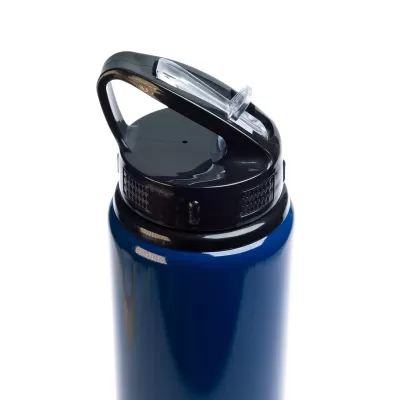 Amore 750ml Flip Straw Lid Aluminium Drink Bottle