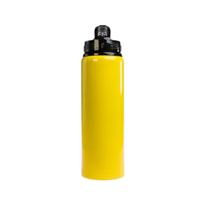 Amore 750ml Flip Straw Lid Aluminium Drink Bottle