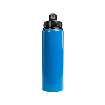 Amore 750ml Flip Straw Lid Aluminium Drink Bottle