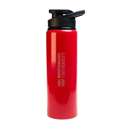 Amore 750ml Free Flow Lid Aluminium Drink Bottle