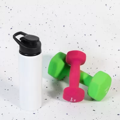 Amore 750ml Free Flow Lid Aluminium Drink Bottle