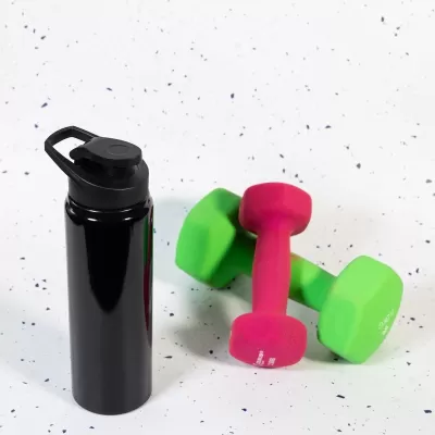 Amore 750ml Free Flow Lid Aluminium Drink Bottle