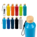 Gelato 750ml Bamboo Lid Aluminium Bottle with Bamboo Lid