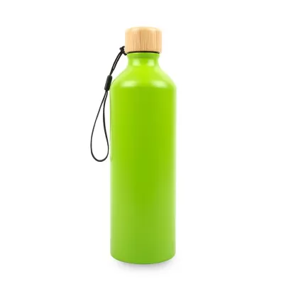 Gelato 750ml Bamboo Lid Aluminium Bottle with Bamboo Lid