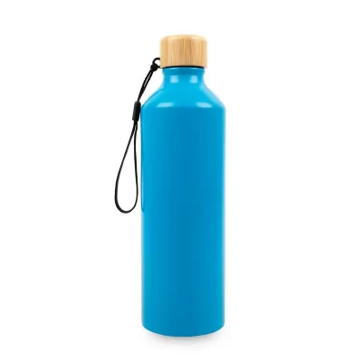 Gelato 750ml Bamboo Lid Aluminium Bottle with Bamboo Lid